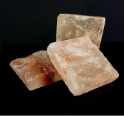 Соляная плитка 10*10*2,5см натуральная из Гималайской соли не торцованная 
