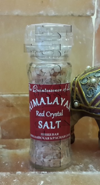 Пищевая Гималайская Красная Соль HPCSalt, Мельничка 120гр