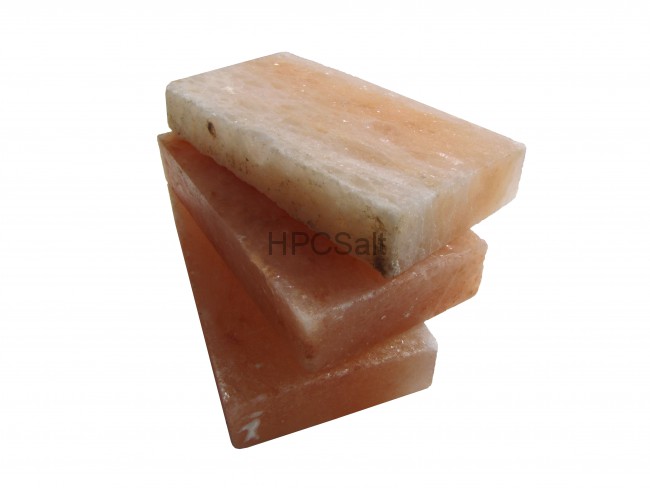 Соляной кирпич 20x10x3,5см шлифованный из Гималайской соли не торцованный
